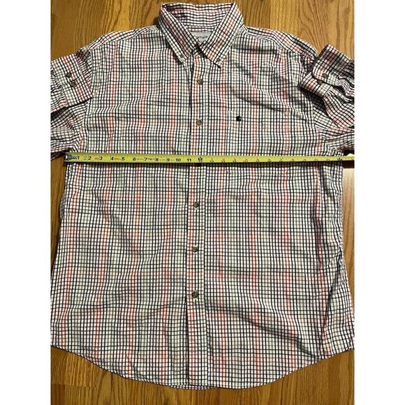 Carhartt Men's Shirt Size XL Long Sleeve Button Down Multicolored Check S252 WHT - Picture 7 of 9